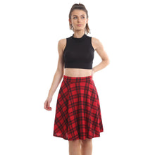 Load image into Gallery viewer, Flippy Skater Midi Knee Length Skirt