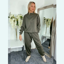 Load image into Gallery viewer, Fleece Lined Loungewear 2 Piece Tracksuit Set