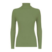 Load image into Gallery viewer, Ribbed Turtle Neck Knitted Jumper