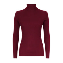 Load image into Gallery viewer, Ribbed Turtle Neck Knitted Jumper