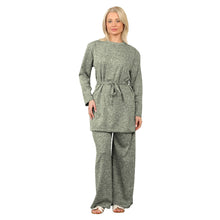 Load image into Gallery viewer, Needle Stitch Belted Loungewear