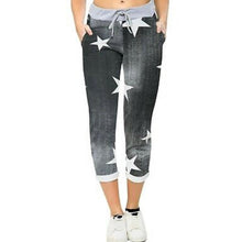 Load image into Gallery viewer, Straight Leg Harem Cotton Trousers