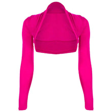 Load image into Gallery viewer, Long sleeves plain Cropped Shrug