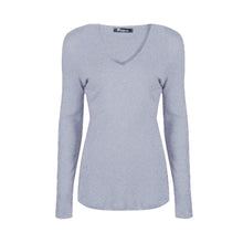 Load image into Gallery viewer, Long Sleeve V Neck Top