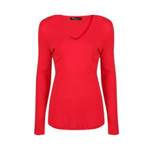 Load image into Gallery viewer, Long Sleeve V Neck Top