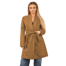 Load image into Gallery viewer, Italian Open Belted Pocket Coat