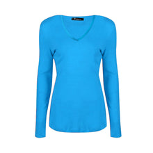 Load image into Gallery viewer, Long Sleeve V Neck Top