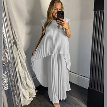 Load image into Gallery viewer, Pleated Fishtail Loungewear Set