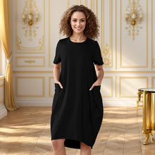 Load image into Gallery viewer, Italian Lagenlook Quirky Midi Dress