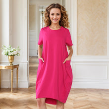 Load image into Gallery viewer, Italian Lagenlook Quirky Midi Dress