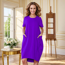 Load image into Gallery viewer, Italian Lagenlook Quirky Midi Dress