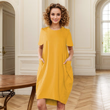 Load image into Gallery viewer, Italian Lagenlook Quirky Midi Dress