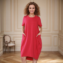 Load image into Gallery viewer, Italian Lagenlook Quirky Midi Dress