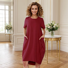 Load image into Gallery viewer, Italian Lagenlook Quirky Midi Dress