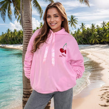 Load image into Gallery viewer, Cherry Perfection Print Fleece Hoodie