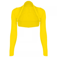 Load image into Gallery viewer, Long sleeves plain Cropped Shrug