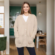 Load image into Gallery viewer, 5 Button Knitted Cardigan Dress