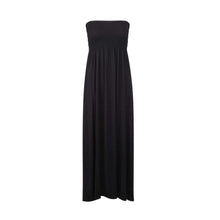 Load image into Gallery viewer, Strapless Sherring Boobtube Maxi Dress