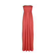 Load image into Gallery viewer, Strapless Sherring Boobtube Maxi Dress