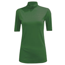 Load image into Gallery viewer, Short Sleeve Polo Neck Top