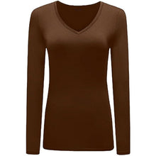 Load image into Gallery viewer, Long Sleeve V Neck Top