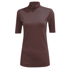 Load image into Gallery viewer, Short Sleeve Polo Neck Top