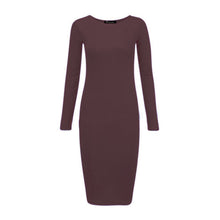 Load image into Gallery viewer, Long Sleeve Bodycon Midi Dress
