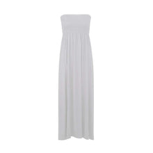Load image into Gallery viewer, Strapless Sherring Boobtube Maxi Dress
