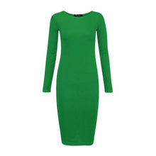 Load image into Gallery viewer, Long Sleeve Bodycon Midi Dress