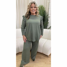 Load image into Gallery viewer, Pop Corn Top Trouser Co-Ord Set