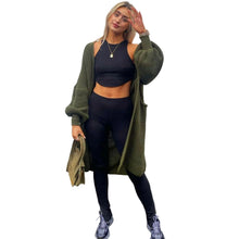 Load image into Gallery viewer, Balloon Sleeve Maxi Cardigan