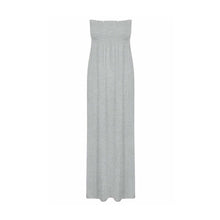 Load image into Gallery viewer, Strapless Sherring Boobtube Maxi Dress