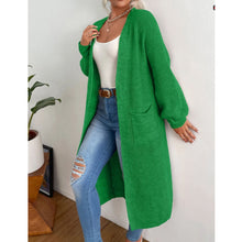 Load image into Gallery viewer, Balloon Sleeve Maxi Cardigan