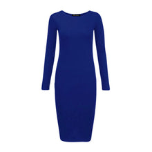 Load image into Gallery viewer, Long Sleeve Bodycon Midi Dress