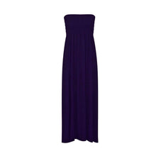Load image into Gallery viewer, Strapless Sherring Boobtube Maxi Dress