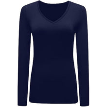 Load image into Gallery viewer, Long Sleeve V Neck Top
