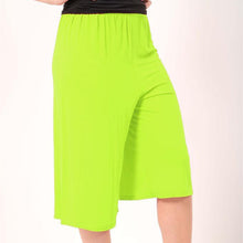 Load image into Gallery viewer, 3/4 Cropped Florescent Palazzo Trouser