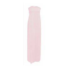 Load image into Gallery viewer, Strapless Sherring Boobtube Maxi Dress