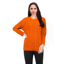 Load image into Gallery viewer, Long Sleeves Crew Neck Knitted Jumper