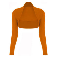 Load image into Gallery viewer, Long sleeves plain Cropped Shrug