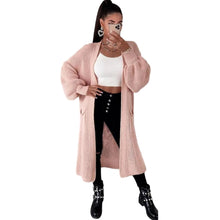 Load image into Gallery viewer, Balloon Sleeve Maxi Cardigan