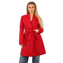 Load image into Gallery viewer, Italian Open Belted Pocket Coat