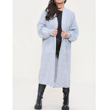 Load image into Gallery viewer, Balloon Sleeve Maxi Cardigan