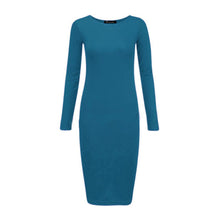 Load image into Gallery viewer, Long Sleeve Bodycon Midi Dress