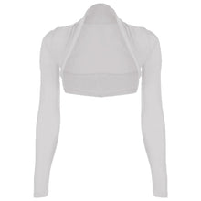 Load image into Gallery viewer, Long sleeves plain Cropped Shrug