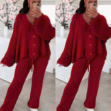 Load image into Gallery viewer, 2 Pcs Cardigan & Trouser Set