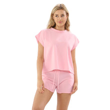 Load image into Gallery viewer, 2 Pieces Top &amp; Short Co-Ord Loungewear Suit Set
