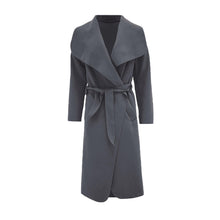 Load image into Gallery viewer, Women's Long Waterfall Italian Duster Coat
