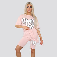 Load image into Gallery viewer, Cycling Short &amp; T-Shirts Co-Ord Set
