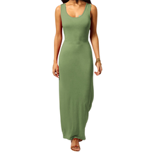 Load image into Gallery viewer, Racer Back Bodycon Maxi Dress
